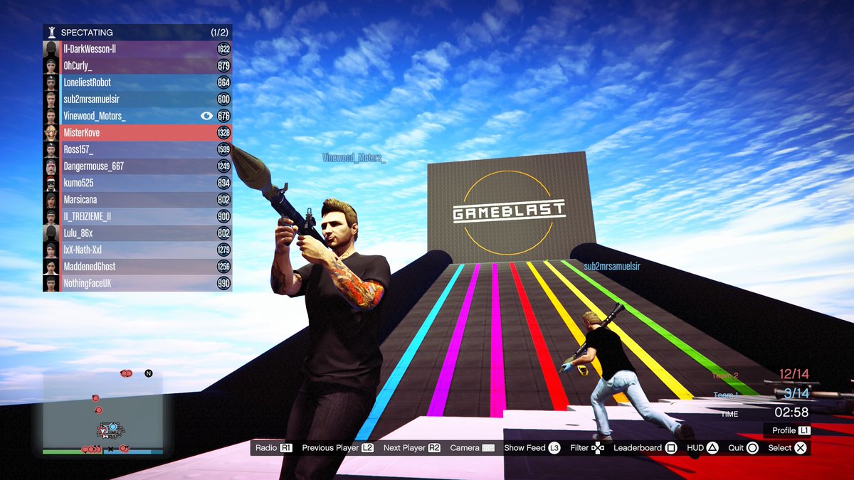 #GameBlast26 ❤️
<a href="/Vinewood_motors/">Vinewood Motors</a> <a href="/M_Joe_Hort/">Maria J Hort🐾</a> <a href="/StMtGang/">SantaMuerteGang 💀🌹</a> <a href="/CaPn_bOnEs/">🏴‍☠️ 𝖇𝕺𝖓𝕰𝖘</a>