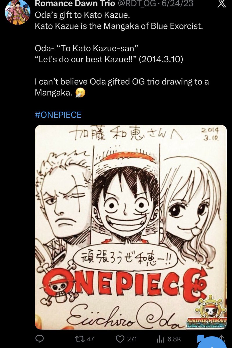 Romance Dawn Trio tweet media