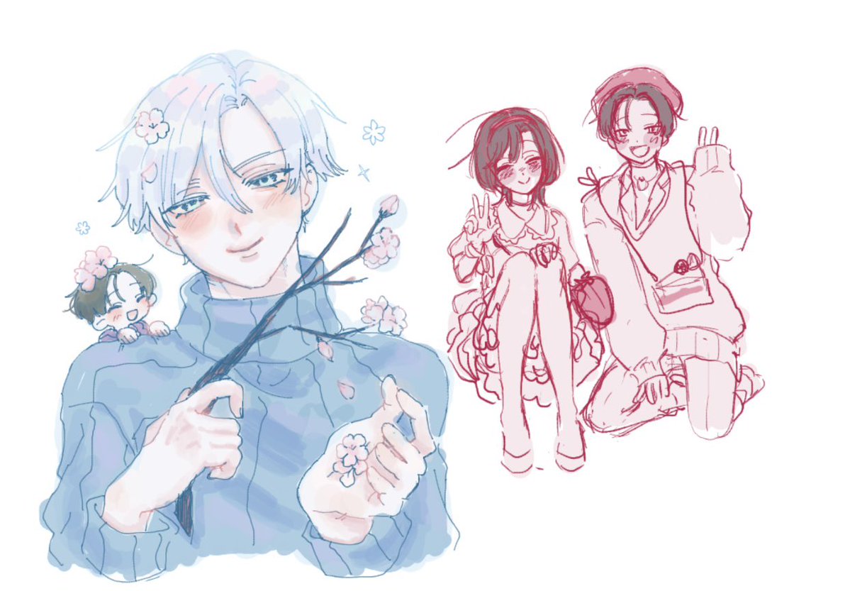 エイトリ 絵チャで雪にぃ❄️