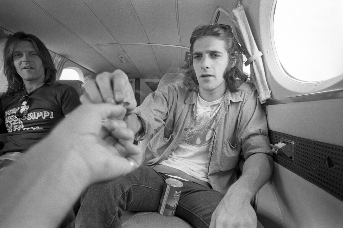 Glenn Frey taking a toke or two.