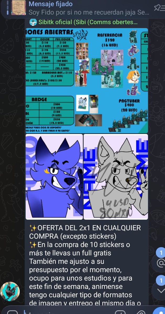 Hola gente les quiero pedir si algunos de ustedes quiere un comicion mi amigo <a href="/sibitomil100/">Sibitk</a> el orita tiene muchas ofertas 
#furryart #furryoc