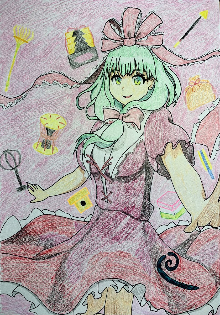RT @yukimi_jdg00x: #東方project 鍵山雛さん描きました！🎎
