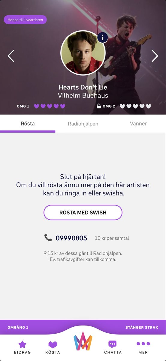 EurovisionDude's tweet photo. RÖÖÖÖÖSTA 🫶🏻🫶🏻🫶🏻 #Melfest https://t.co/mKF12RvvpL