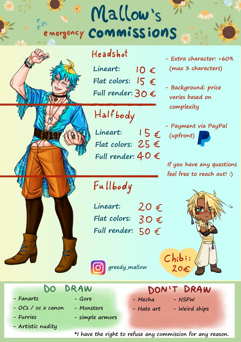 Greedy Mallow🌻🖤 (COMMISSIONS OPEN) tweet media