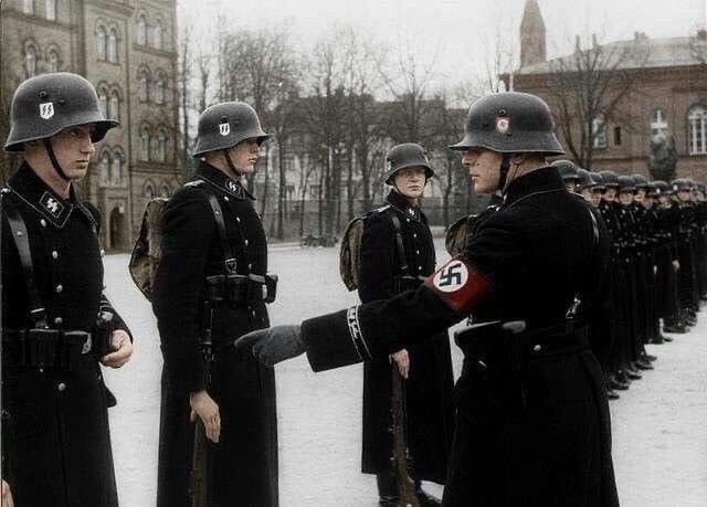 VoicesofWW2's tweet photo. Leibstandarte Adolf Hitler https://t.co/3NrSKvstgW