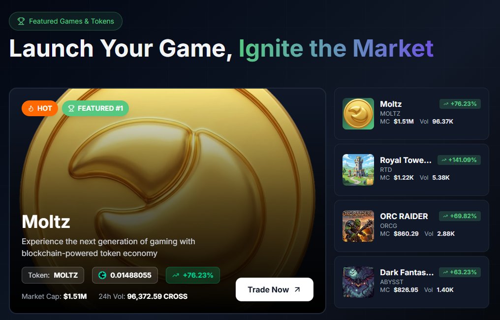 CROSS_gamechain's tweet image. Emerging CROSS Forge gametokens are making Hall of Fame runs. Pay attention! 👀

x.crosstoken.io/forge

#CROSSForge #gametoken #CROSSgamechain