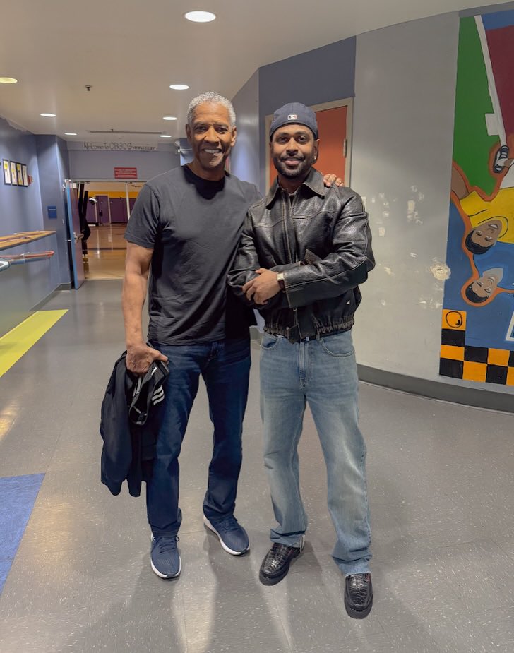 Big Sean &amp; Denzel Washington linked up 🐐