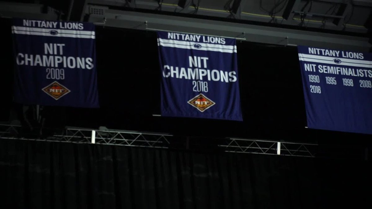 Poerbler's tweet photo. Hey pal, don't disrespect the NIT around these parts #TwoTimeChamps https://t.co/0LPgamHHtv