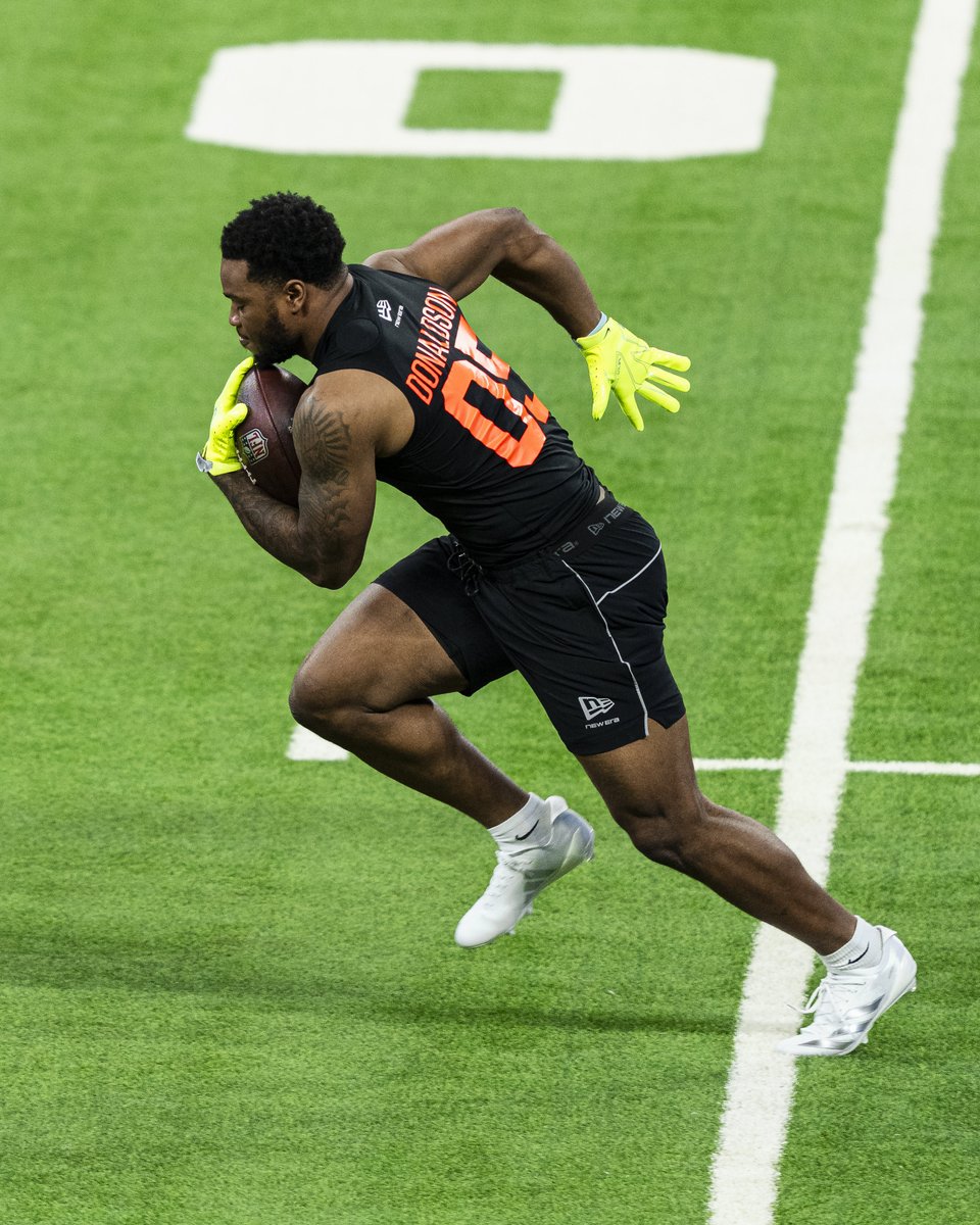 OhioStateFB's tweet image. .@Sp3Cj Leavin’ it all out there ‼️
    
📺 #NFLCombine on @nflnetwork