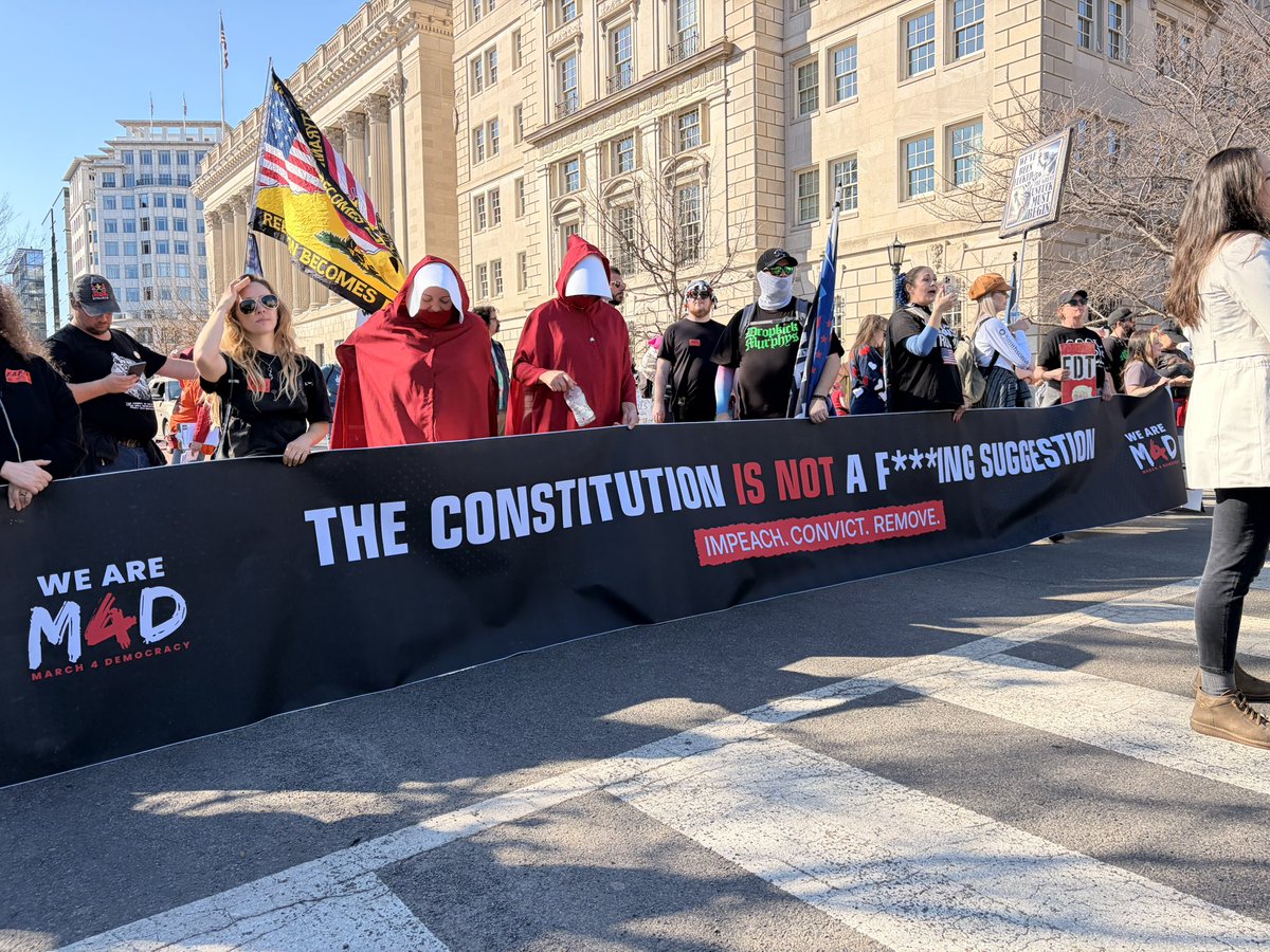 ryansaenz40's tweet photo. Other groups are here as well, including Refuse Fascism — an anti-Trump organization that has led a flurry of protests across the District in the past few months — and March 4 Democracy, which joined the group after a protest on the National Mall. https://t.co/uDlqCnACNK