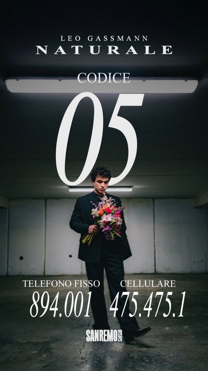 matteproco's tweet photo. #Sanremo2026 https://t.co/efpkkvd9kO