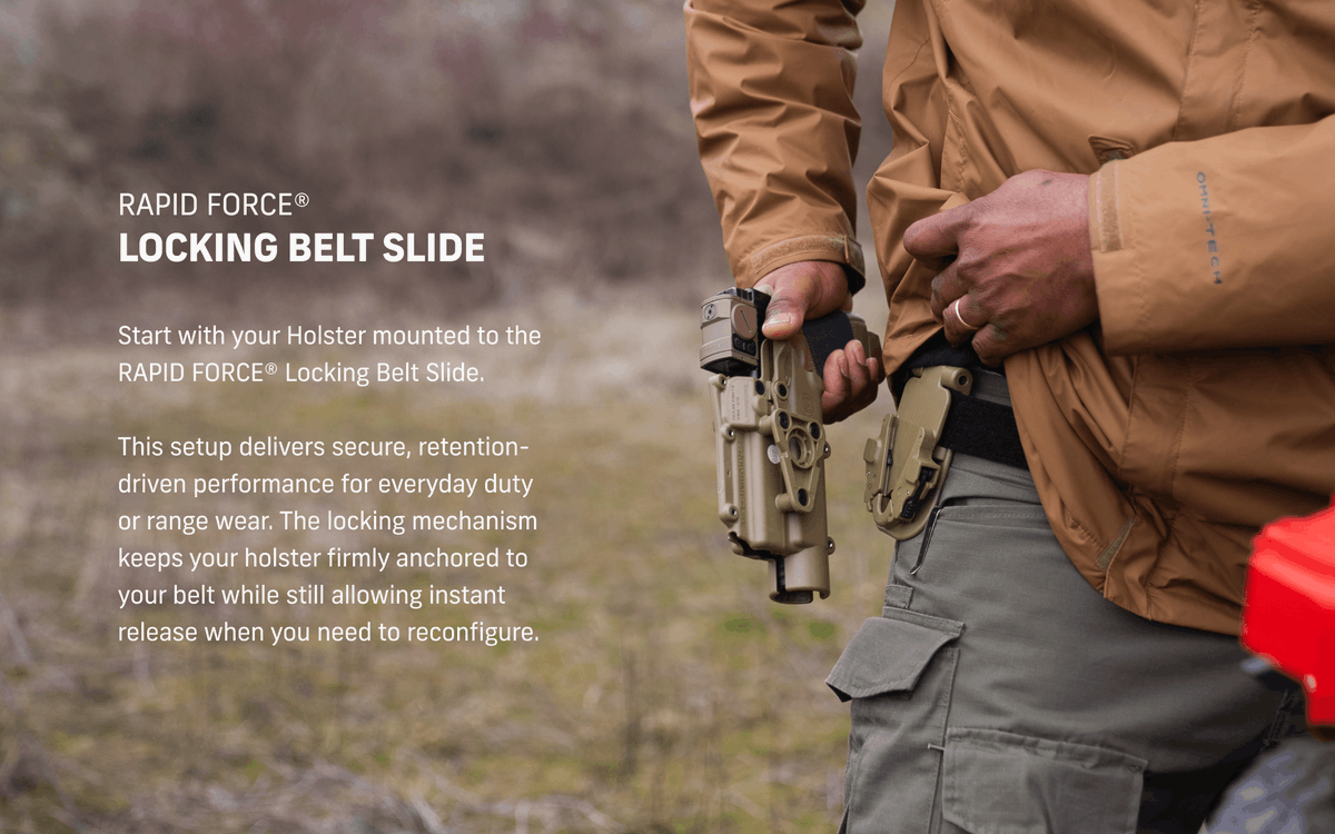 AlienGHolsters's tweet photo. Your gear should work as hard and move as seamlessly as you do. That’s why we created the RAPID FORCE® Quick Disconnect System. https://t.co/R9LFwjO9IL