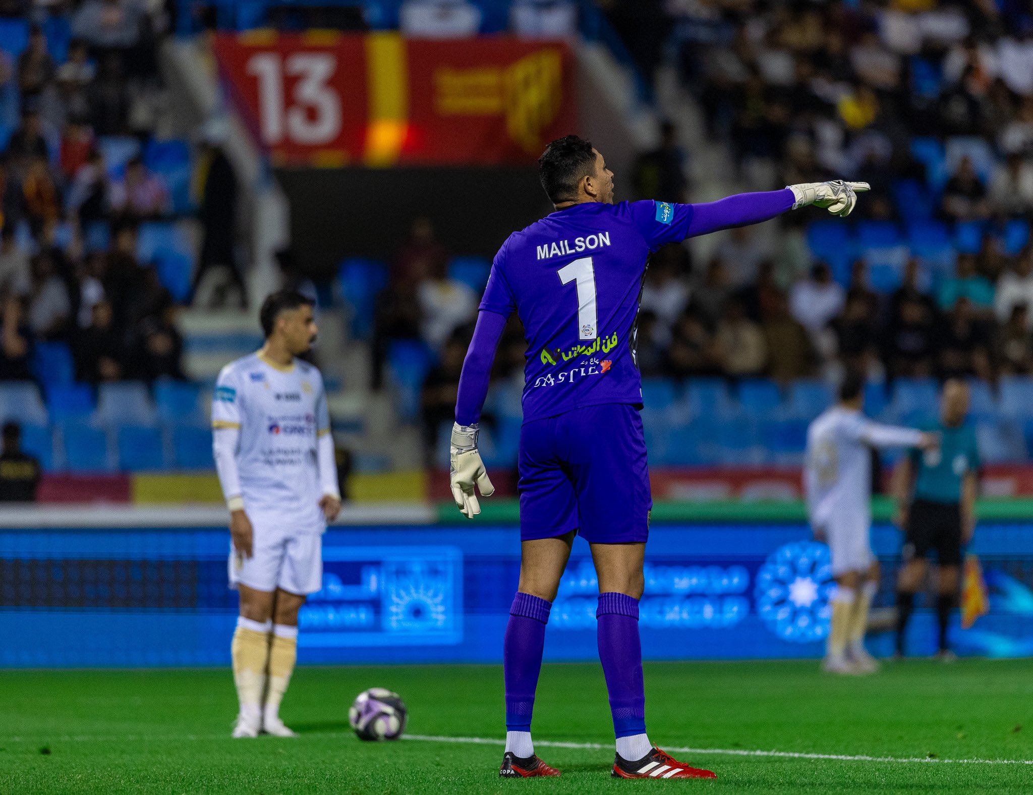 نهاية الشوط الأول. القادسية 11 التعاون #القادسية_التعاون 