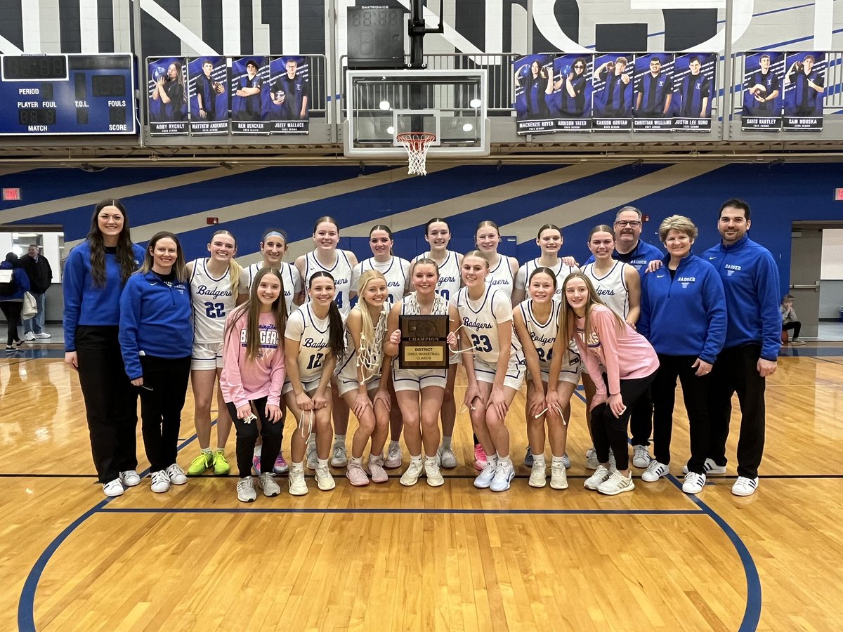 B-2 District Champions. See ya in Lincoln! #GoBadgers #TEAM