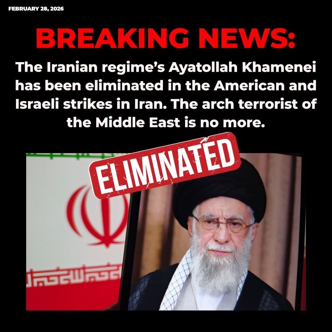 brellsbror's tweet photo. Rest in pieces, Ayatollah. https://t.co/1KzD9iCayf