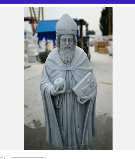 BrendanTHamtil's tweet photo. Nice Carved Marble Statue of St. Patrick, 6' - MN1 for sale! Asking for $6,500! Contact us at 913-710-0025!
#catholicsaints #Christ #catholicschool #catholicism #perpetualhelp #smallbusiness #fsspx #catholiclife #traditonal #tlm #kansas #rosary #catholicmass #prayerwarrior https://t.co/dMVTsoZc80