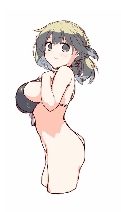 ビキニの上だけ着用 