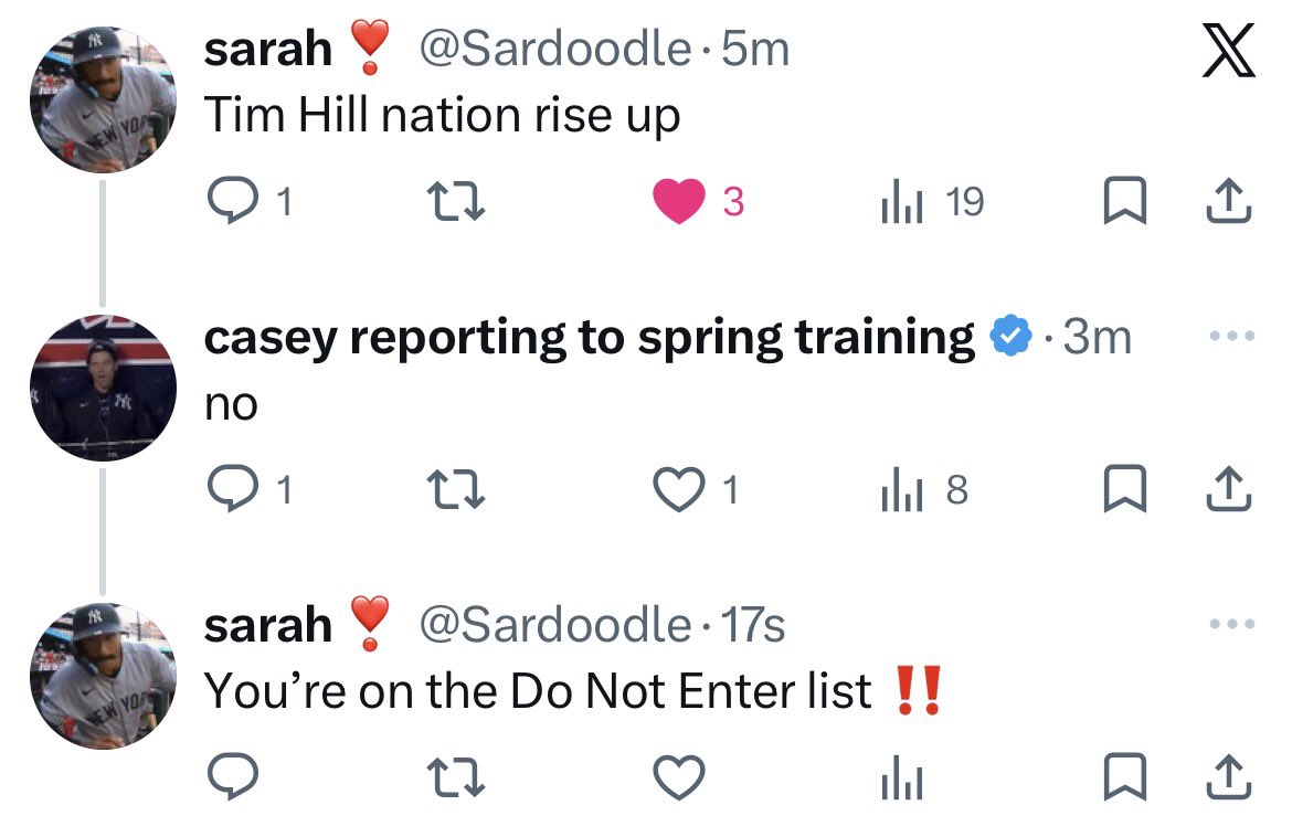 blairbarely's tweet image. there’s a lot of things to look forward to this year but I’m most excited about my feed looking like this every time Tim Hill is on the mound