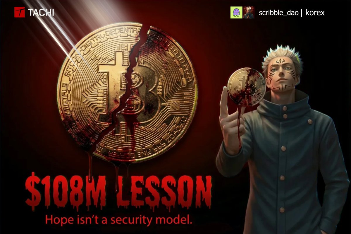 Be honest with yourself for a second.

How many times have you bridged BTC and just... hoped it would be fine?

we all did. and the industry paid $108M learning that hope isn't a security model.