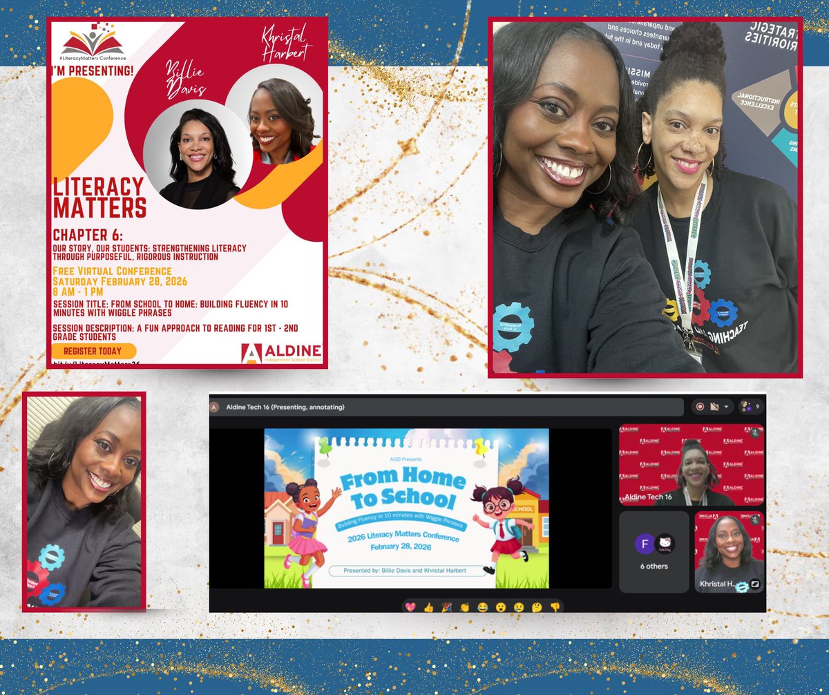 Khrissy0329's tweet photo. Another successful presentation with my partner in crime @msbilliedavis Thank you @AldineISD @gforoi @BarrsJamie for the opportunity to represent our district 🎉 https://t.co/CutrlJ12uK