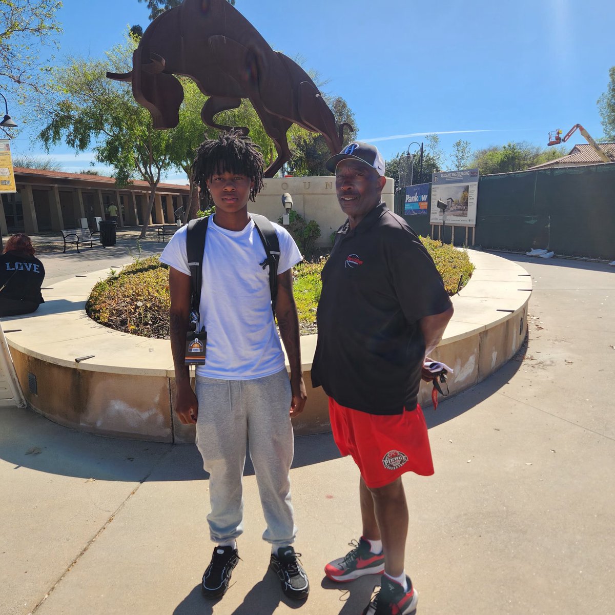 officialnaheim's tweet photo. I want to thank the coaching staff at @LAPCAthletics for the invite 
, had a great visit!!! https://t.co/9SrbRd71yy