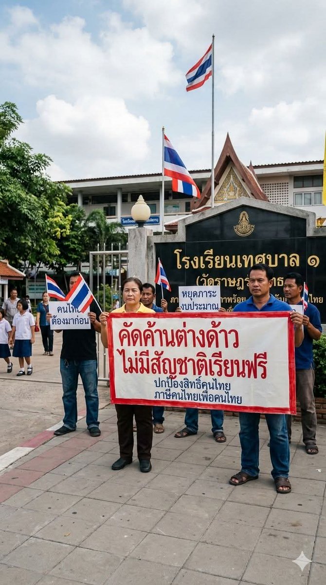 ทำไมคนไทยต้องแบกรับภาระการศึกษาของต่างด้าวโดยให้ที่เรียนฟรีโดยไม่มีเงื่อนไขด้วย!! #ภาษีกู #คัดค้านต่างด้าวเรียนฟรี #ภาษีคนไทยเพื่อคนไทย ไม่ใช่เพื่อต่างด้าว