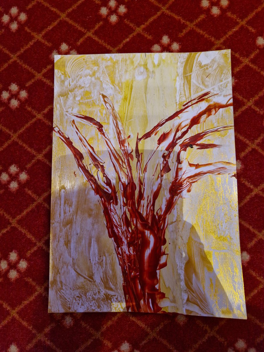 FC_Bayern_Kati's tweet image. Ich war heute bei einem Encaustic Malkurs. Das sind die Bilder die ich gemalt hab. 😃 #Encaustic