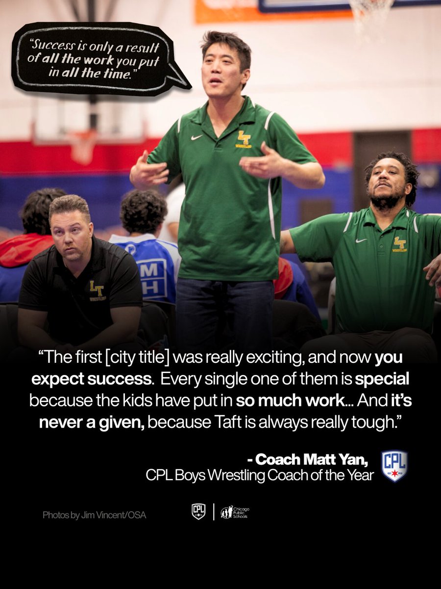 CPLAthletics's tweet photo. Lane Tech Boys Wrestling took home its FIFTH-straight City Title this year.
 
Coach Matt Yan’s secret? WORK.

https://t.co/o4hcgDAzmz

@ChiPubSchools @LaneTech1440 https://t.co/3zJ8tsgXQg