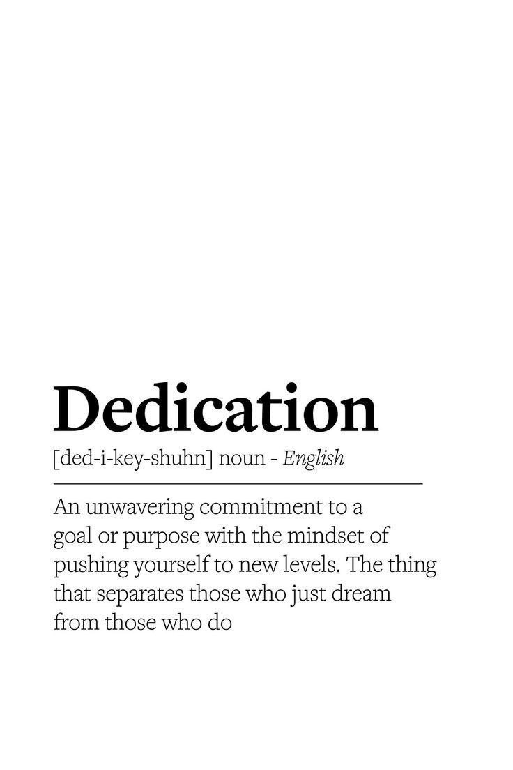 wordsporn's tweet photo. Dedication https://t.co/jZmWpR7W0f