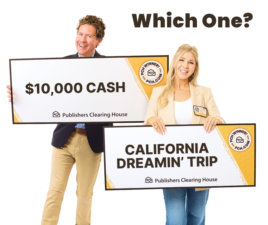 pchdotcom's tweet image. You could take the money or you could take the trip - which would YOU choose? 🤷‍♀️ Drop us a comment and get #inittowinit today: zurl.co/3wesn