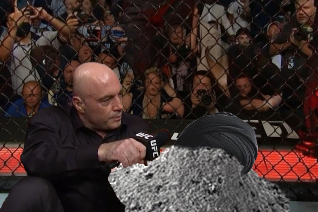 Let’s go down to Joe Rogan in the ring with Khamenei