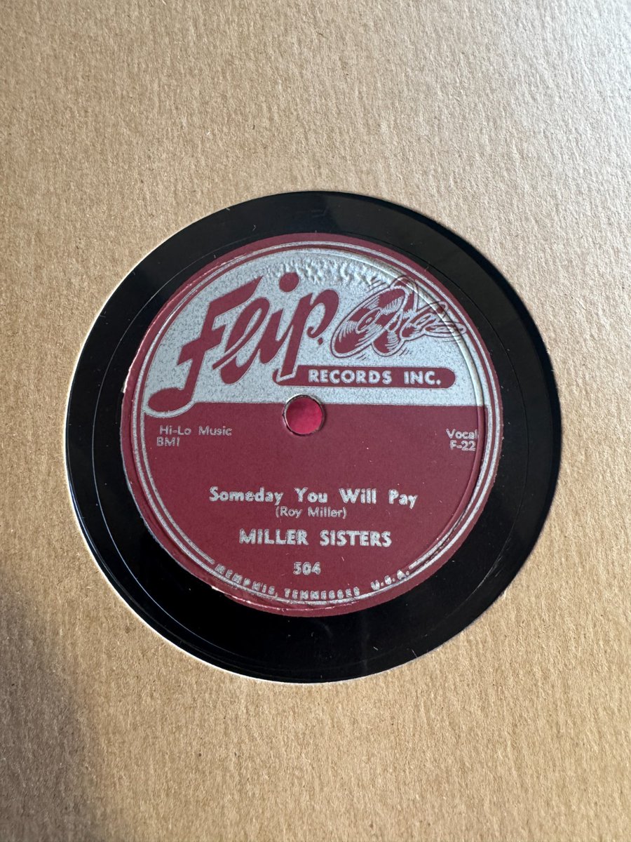 78Rpm Rockabilly, Miller Sisters 'Someday You will Pay' US Flip Sun Studios  
🔗 ebay.com/itm/1880565469…  ❤️️
 #ad