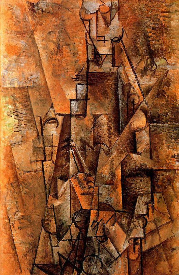 pablocubist's tweet photo. Clarinetist, 1911 #artbots #picasso https://t.co/p0BIxy0P6b