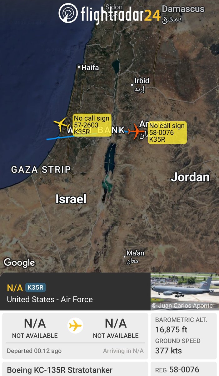 sipjack1776's tweet photo. KC-135R Stratotanker πΊπ² 2x
Out of Tel Aviv
#AE04BD/58-0076
#AE0269/57-2603
@Borrowed7Time @stunorth69 https://t.co/F2kDZR0Nns