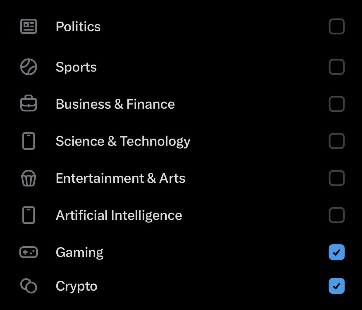 These are my categories for now so I can keep my sanity 😅