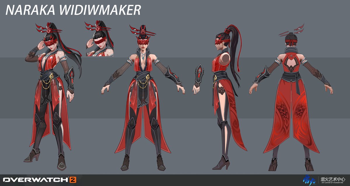 Widomaker "Viper Nin" skin official concept art from #Overwatch x Naraka Bladepoint collab

This collaboration is still Chinese-exclusive