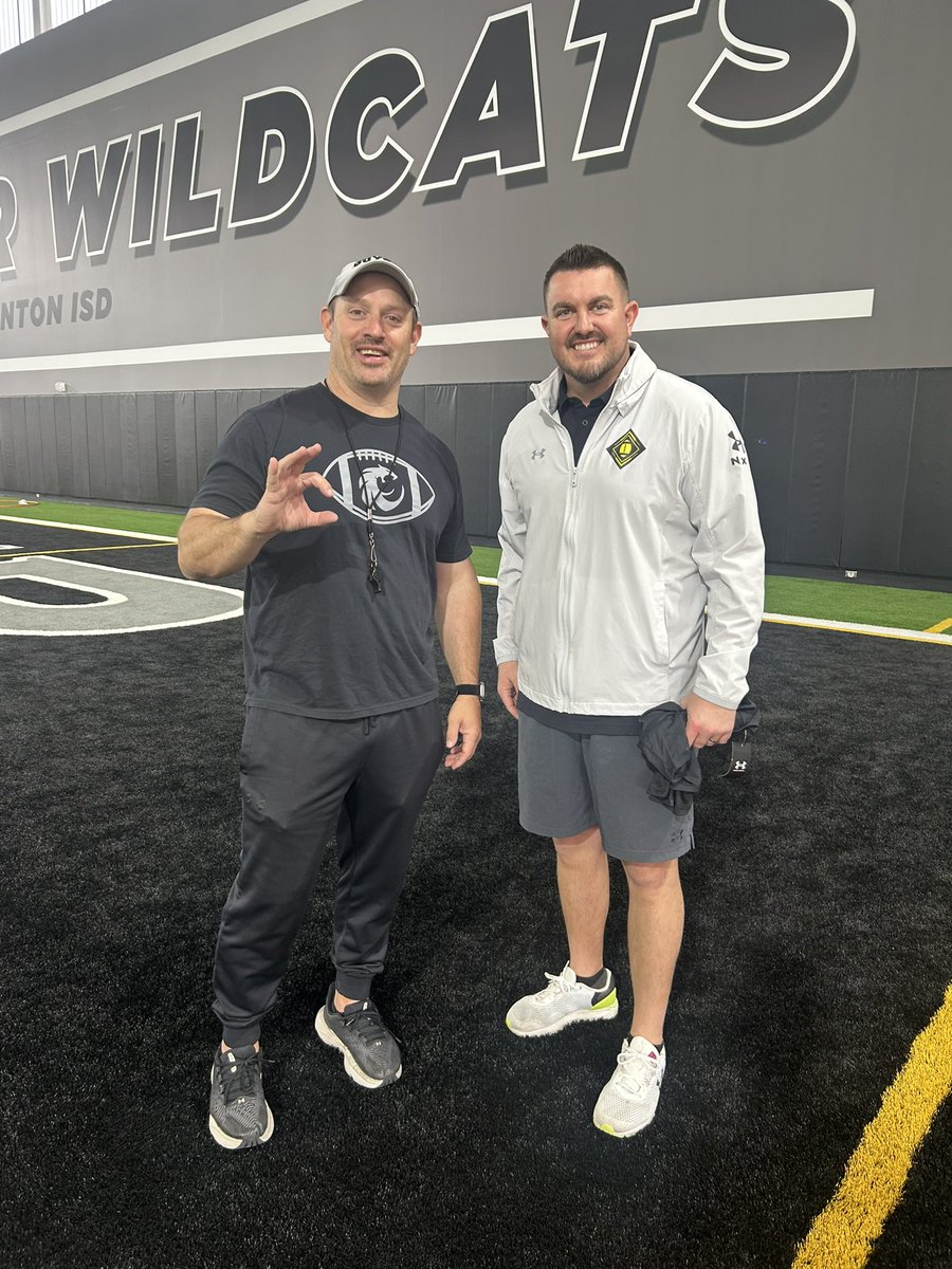 CoachHillerich's tweet image. 📍Dallas, Texas
@UANextFootball camp at @DentonGuyer_FB - ready to see what Texas HS football is all about tomorrow!!

#UANext