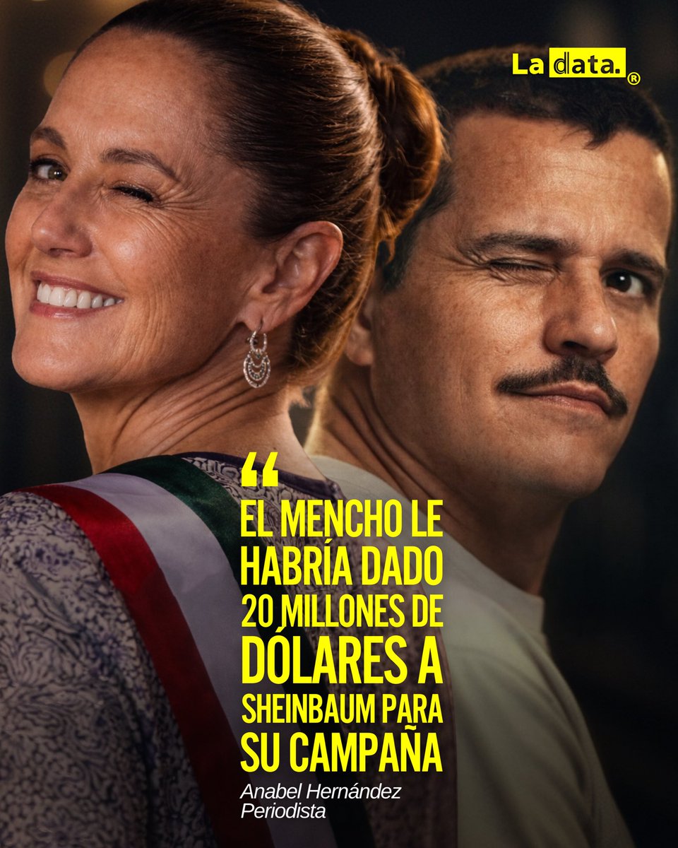 #Tendencia “El Mencho le habría dado 20 millones de dólares a Sheinbaum para su campaña”

La periodista mexicana especializada en narcotráfico y poder político, Anabel Hernández, lanzó una acusación explosiva en su podcast Narcosistema contra la presidenta socialista Claudia