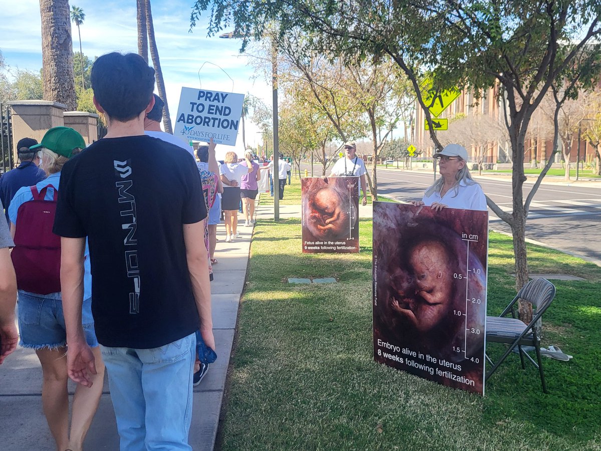 abortionNO's tweet photo. AZ March for Life

#AZMarchforLife #MarchforLife #ProLife #HumanRights #PrenatalScience #ERF #CBR https://t.co/lkqK1jHSLg