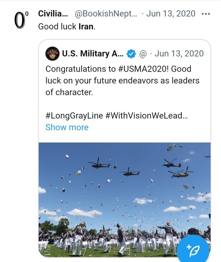 I might have mentioned Iran back in 2020..