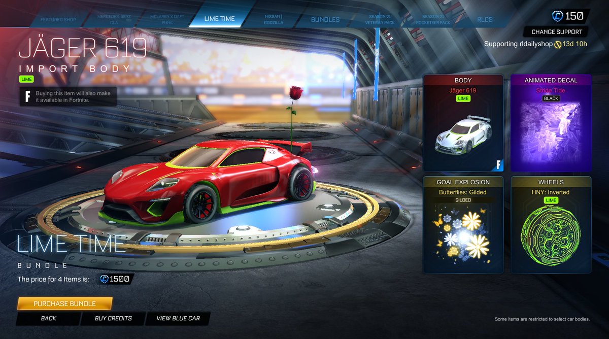 Rocket League Shop tweet media