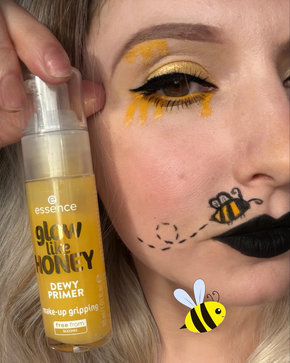 Shazberrytheer1's tweet image. Essence glow like honey primer 🍯🐝 #makeup #beginner #essencemakeup