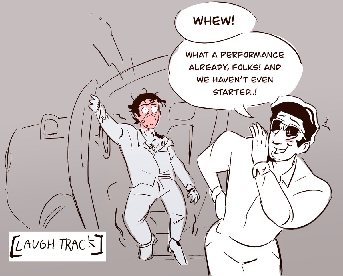 He thinks he’s so cheeky