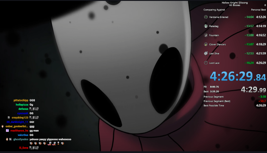 SILKSONG ALL BOSSES WORLD RECORD WOOOO