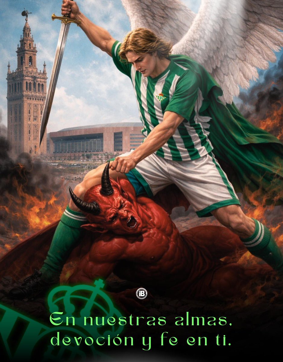 InformaBetisWeb's tweet photo. Siempre te defenderán los ángeles #RealBetis https://t.co/hWard3vEqW