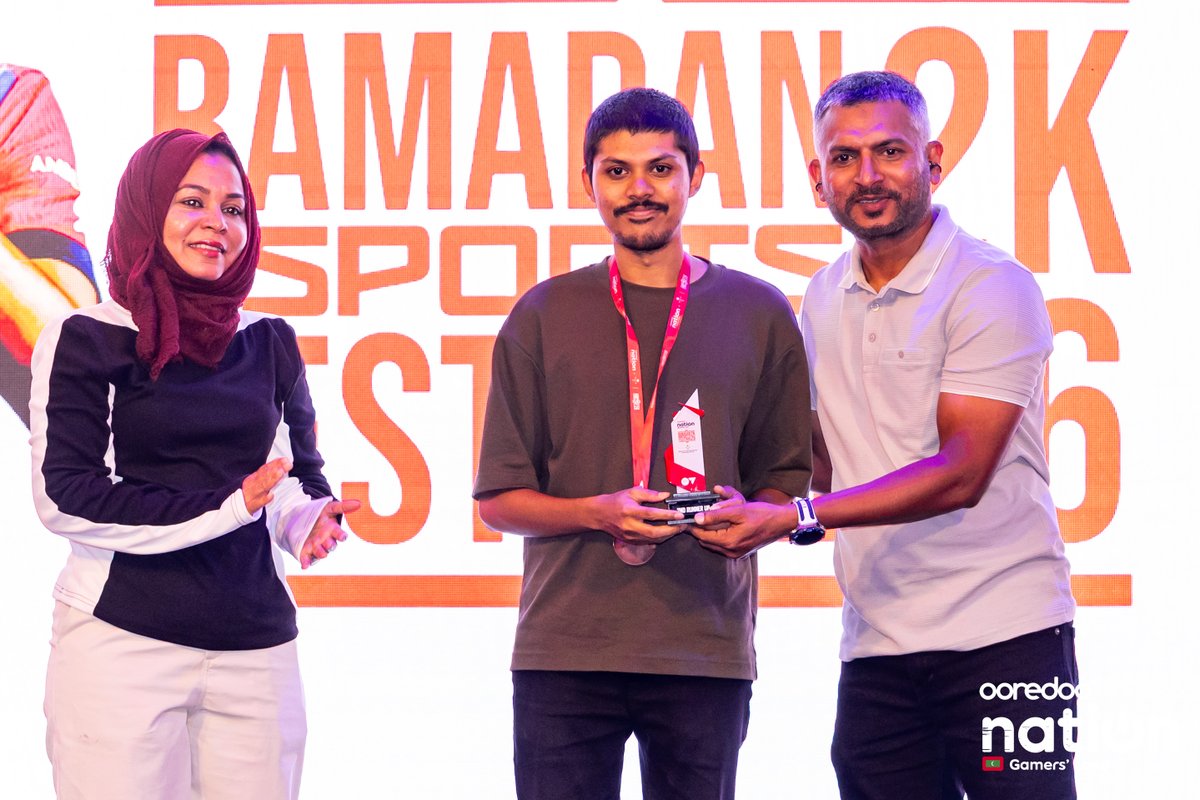 From kickoff to final whistle — Zameel secures 🥉 3rd Place in EAFC! ⚽

#OoredooNationMV #GamersLand