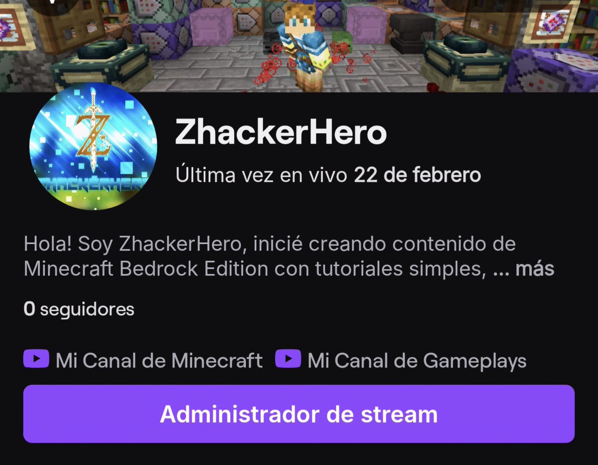 ZhackerH's tweet photo. Y por cierto, aprovecho a anunciar que Resident Evil 9 Requiem lo estaré jugando hoy a las 3:00 pm hora de la Ciudad de México en directo en Twitch y un Canal secundario para contenido ajeno a Minecraft.
El dia de mañana igual estaré realizando Directo a la 1:00 pm. https://t.co/0fKalNjleM