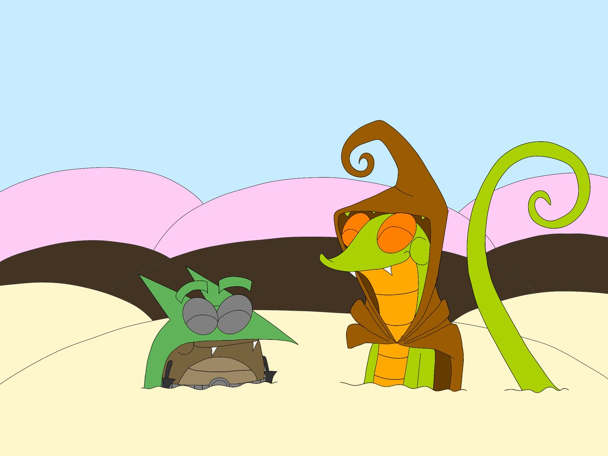 Gameandshow's tweet photo. Redraw of Temper and Howie eating an ice cream in their dreams
Temper, Howie ยฉ Best Fiends is registered trademark of Seriously
#BestFiends #Temper #Howie https://t.co/DRJRo3vvwg