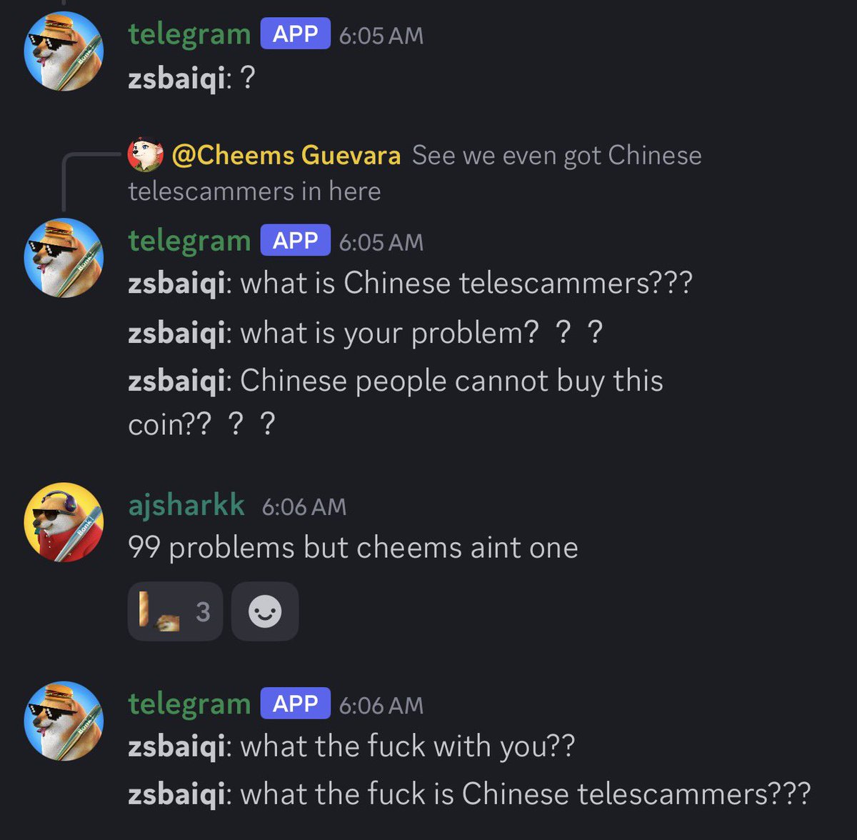0xk3rmit's tweet photo. confession:

sometime i log on @TheCheemsToken discord, and have some laugh https://t.co/uH6XPZ7XsI