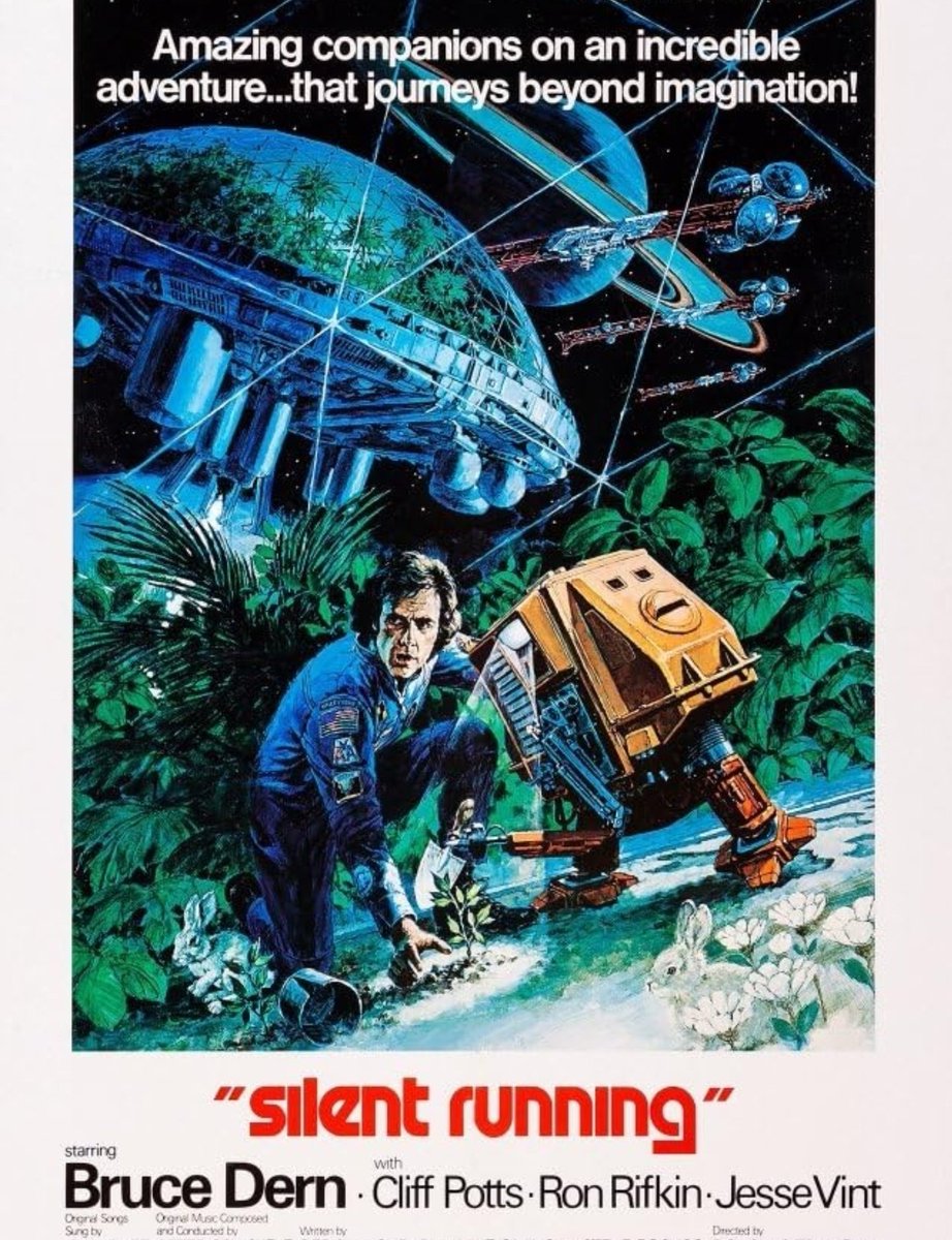 SILENT RUNNING [1972]
Directed by Douglas Trumbull

An excellent, heartfelt 70s sci-fi with a great performance from Bruce Dern. I wouldn't call it overlooked, but I'd say these days it's not mentioned often.